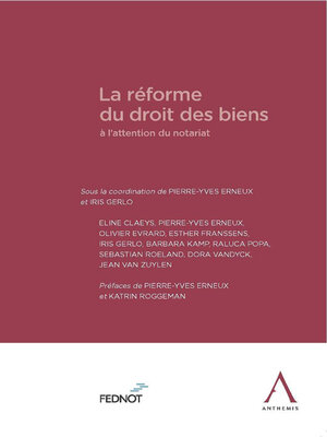 cover image of La réforme du droit des biens à l'attention du notariat